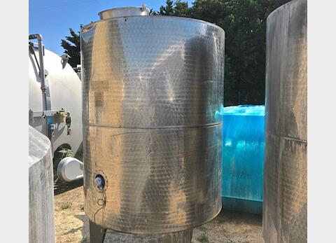 Cuve stockage inox