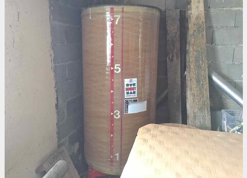 Cuve fibre cylindrique verticale Chapeau flottant