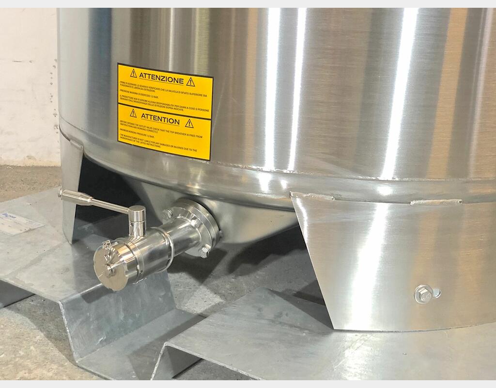 304 stainless steel tank - Model SBP1000