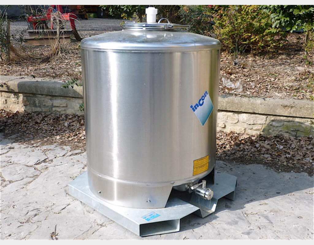 CONTENEUR IBC SBP 1000 INOX 304 MATERIEL NEUF H 1415 mm, L 1200 mm, l 1150 mm