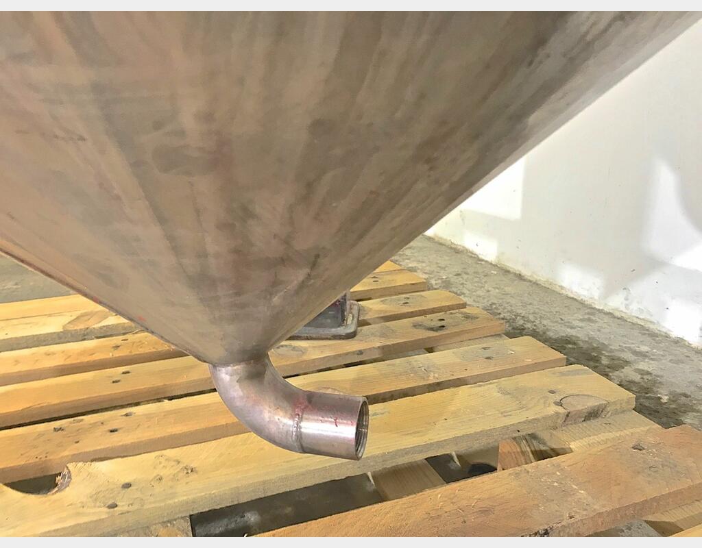Cuve de mélange inox - Volume : 1000 litres
