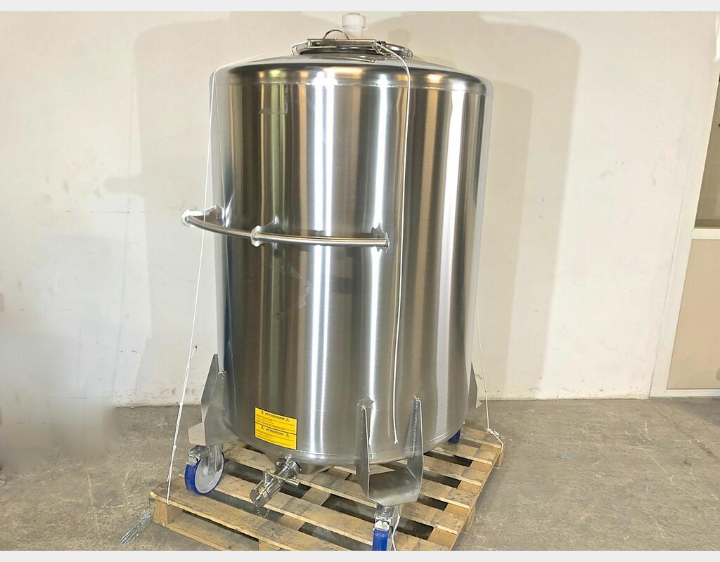 Cuve inox 304 - Sur roues 13 HL (1300 Litres) ARSILAC