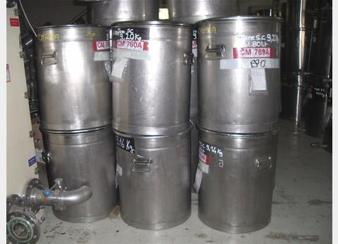Cuves inox fond plat de marque Décalinox - Volume 80 litres