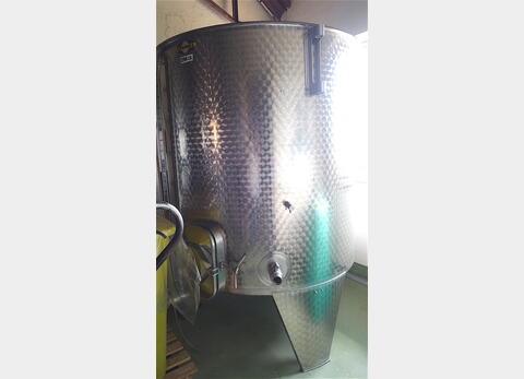 Cuve à chapeau flottant en INOX 304 - Volume : 2200 litres