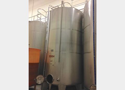 Cuve inox ferm&eacute;e sur pieds