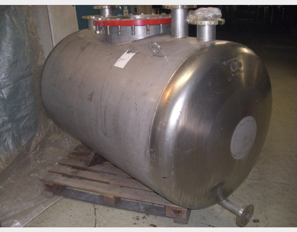 Cuve de stockage INOX - Cylindrique horizontale