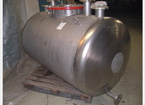 Cuve de stockage INOX - Cylindrique horizontale