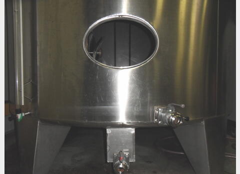 Cuve inox cylindrique verticale