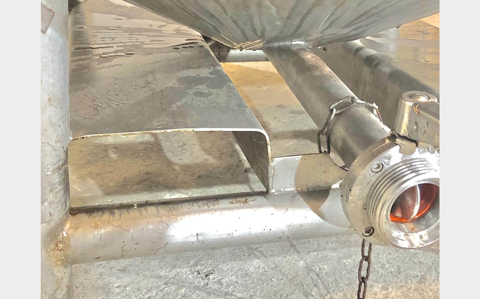 Cylindrical 304 stainless steel container