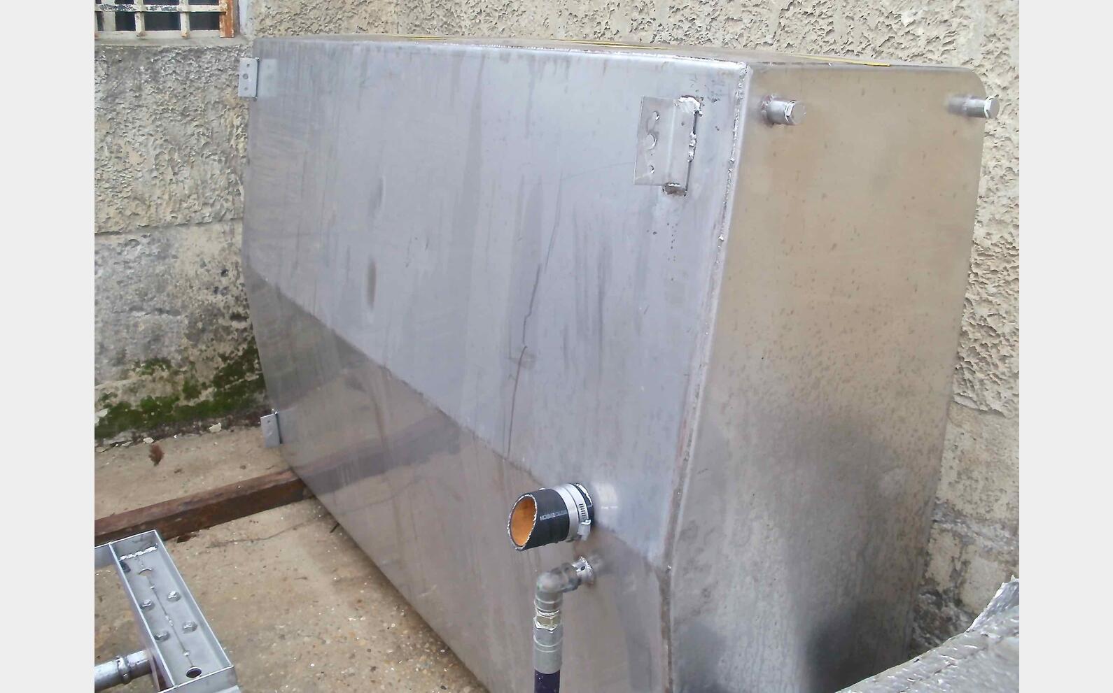Bac inox rectangulaire