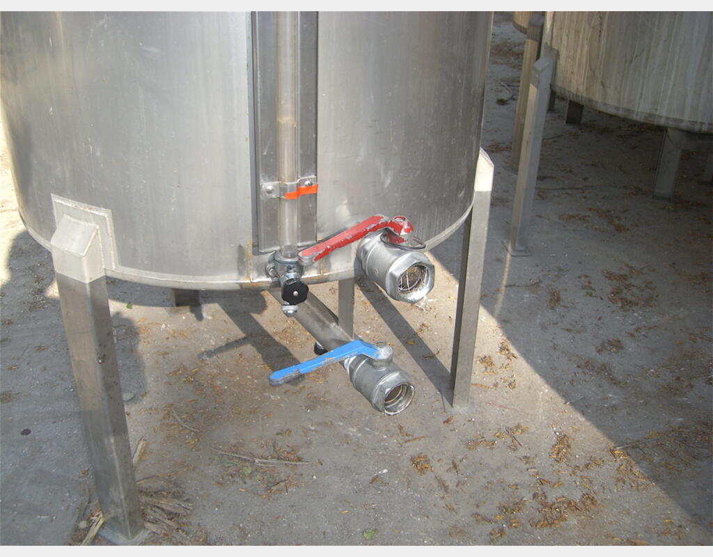 Cuve de stockage en INOX 304L - Marque : SCHEIBER.