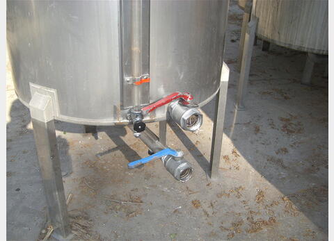 Cuve de stockage en INOX 304L - Marque : SCHEIBER.