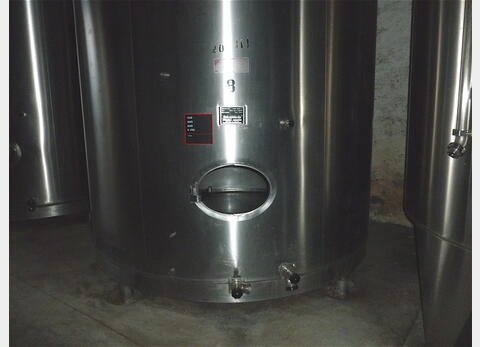Cuve INOX cylindrique verticale - Marque : PIERRE GUERIN