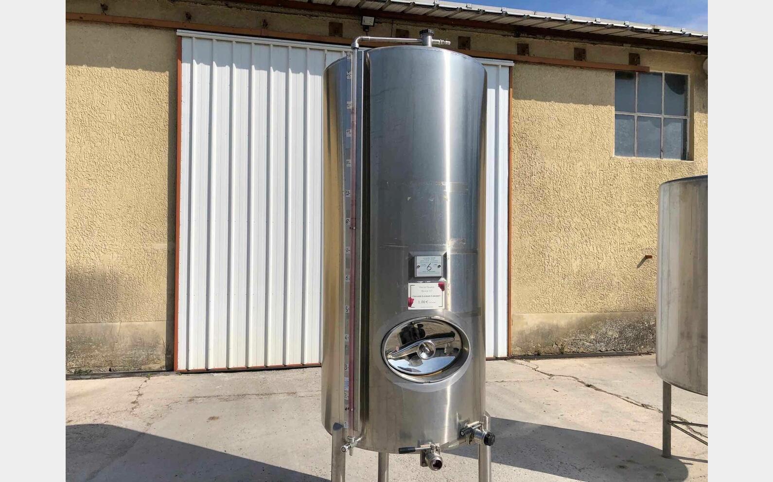 Cuve stockage inox Ann&eacute;e : 2000 Marque : MICHEL VAUTIER