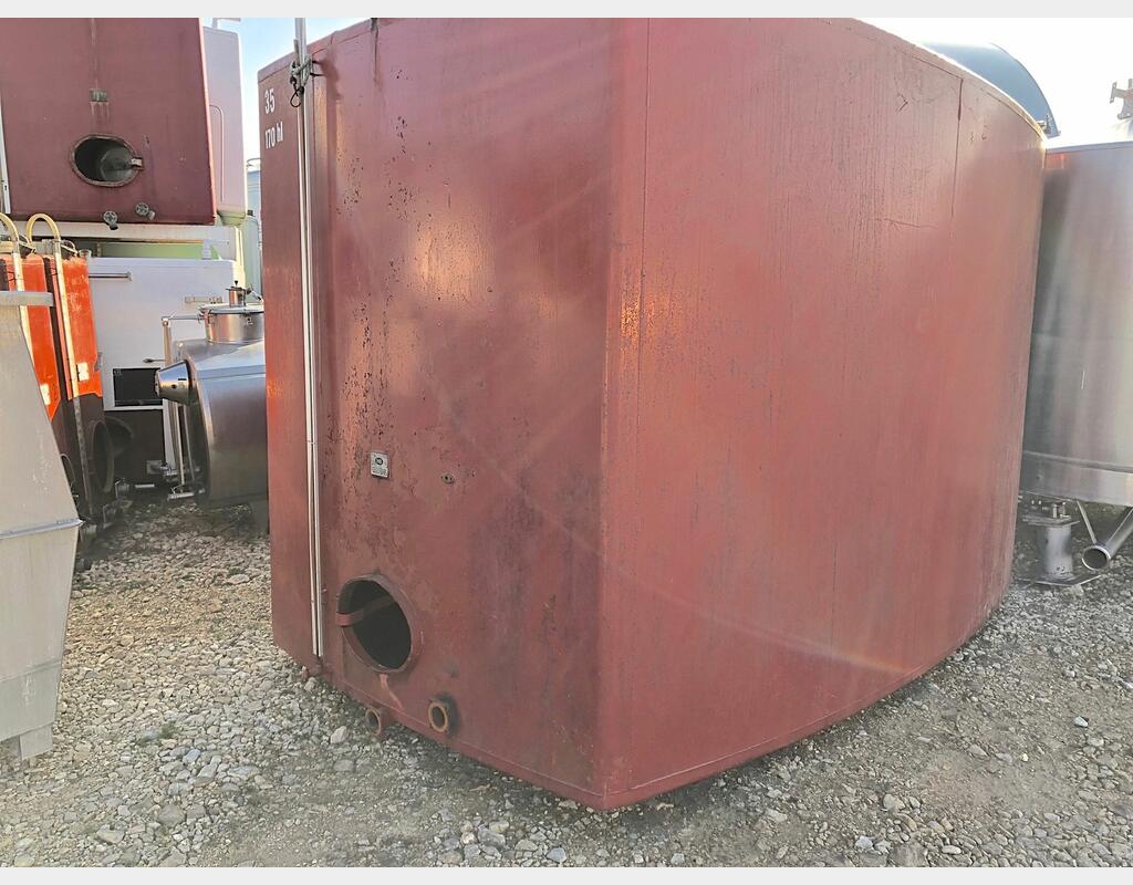 Cuve acier rev&ecirc;tu