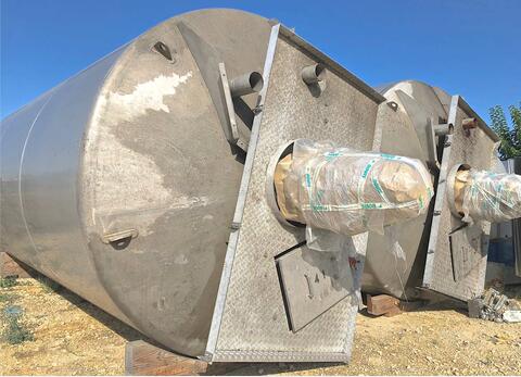 Insulated stainless steel mixing tank 540 HL (54 000 liters) LABBE