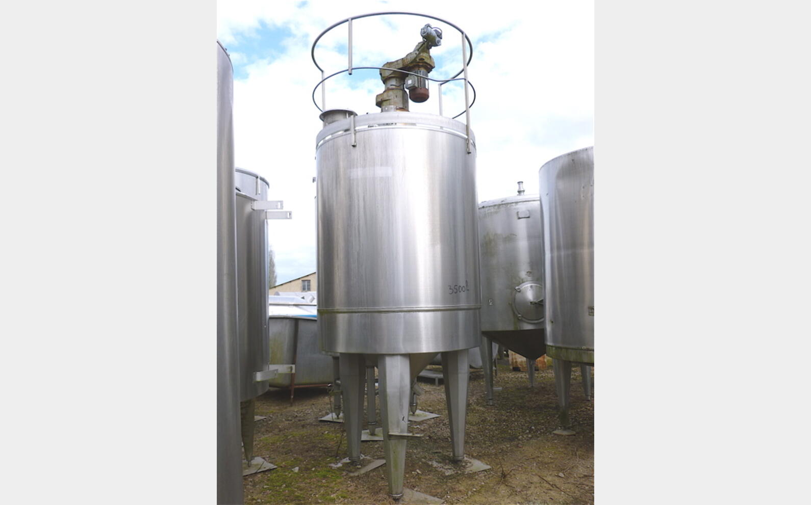 cuve m&eacute;lange INOX