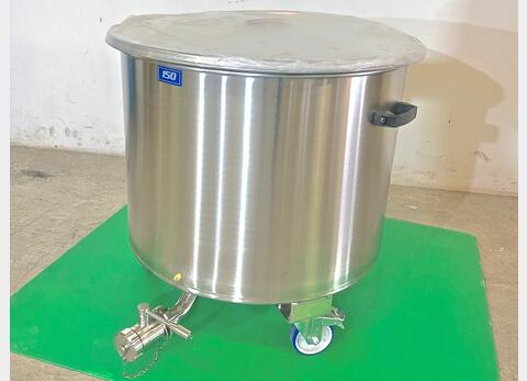 Cuve inox 304 - Sur roues 1.39 HL (139 Litres) ARSILAC
