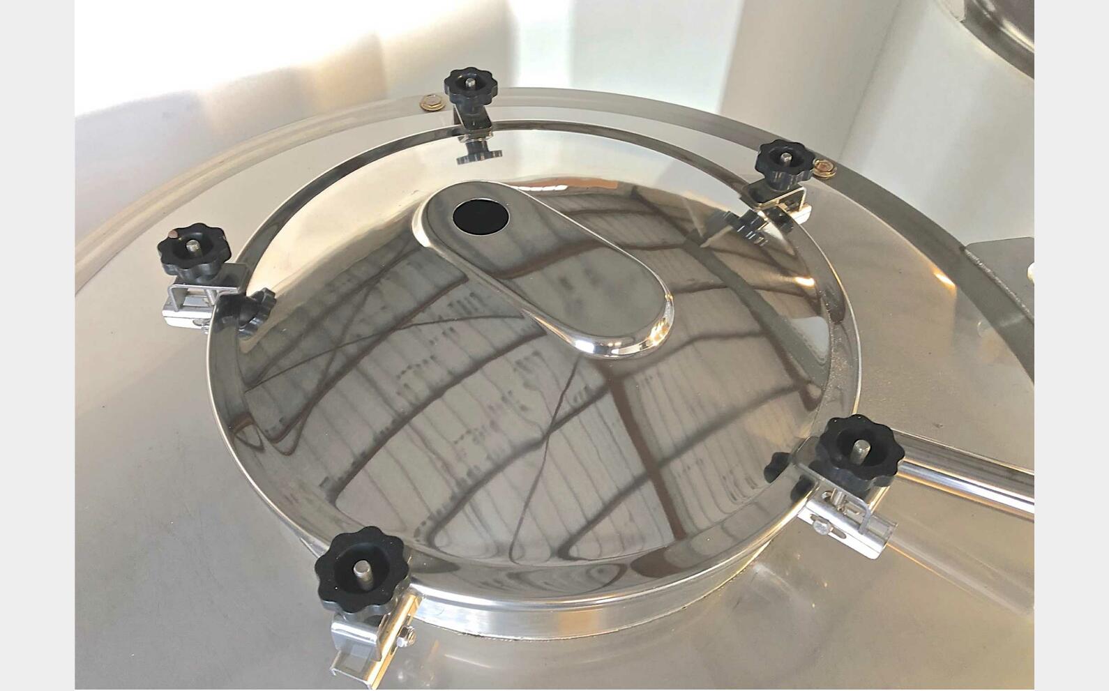 304 stainless steel tank - Cylindro-conical 12 HL (1200 litres) ARSILAC