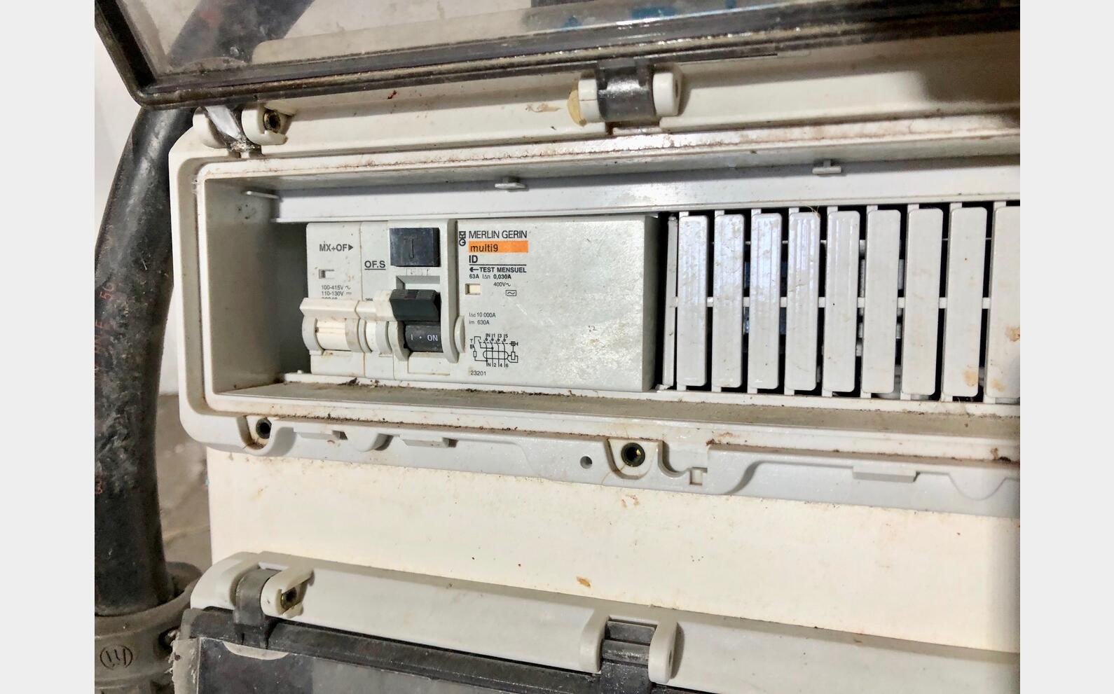 Coffret electrique de chantier