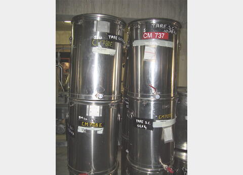 Cuves inox fond plat de marque Décalinox - Volume 90 litres