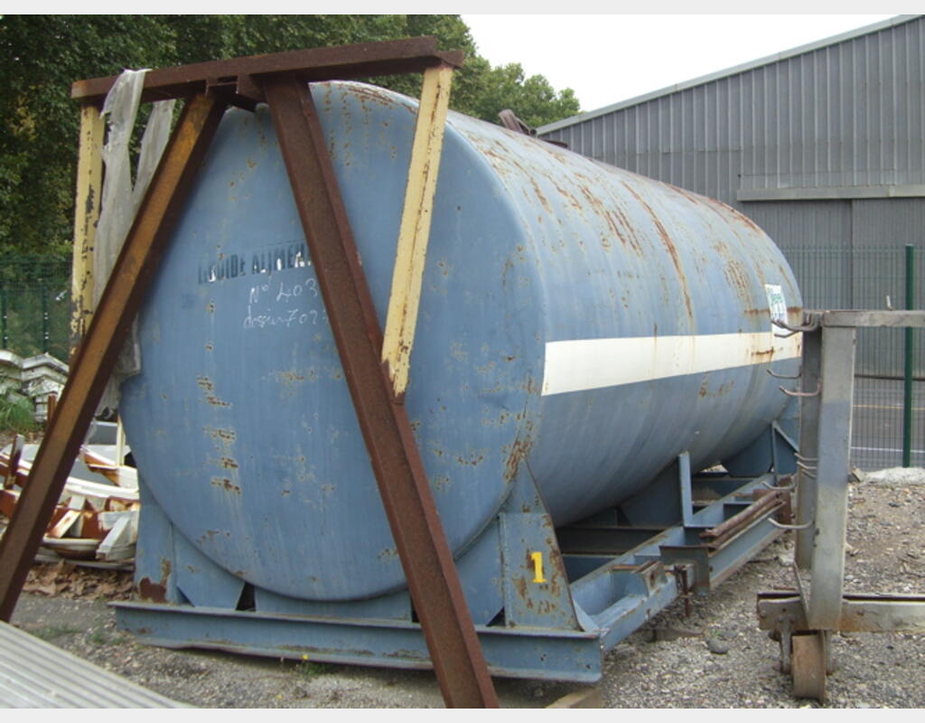 Cuve de stockage acier de 20 m3