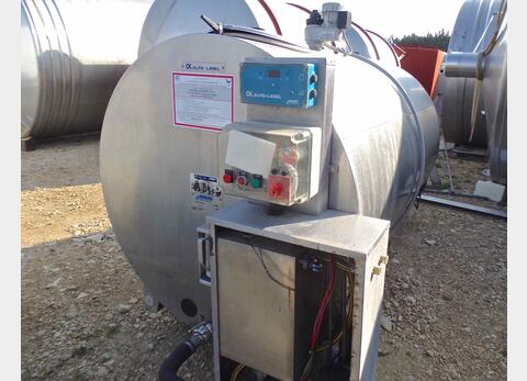 Tank à lait INOX - Volume : 2 000 litres