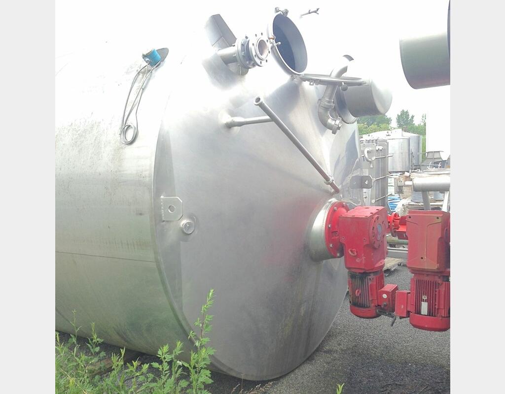 Cuve inox de mélange isolée - Volume : 20000 litres