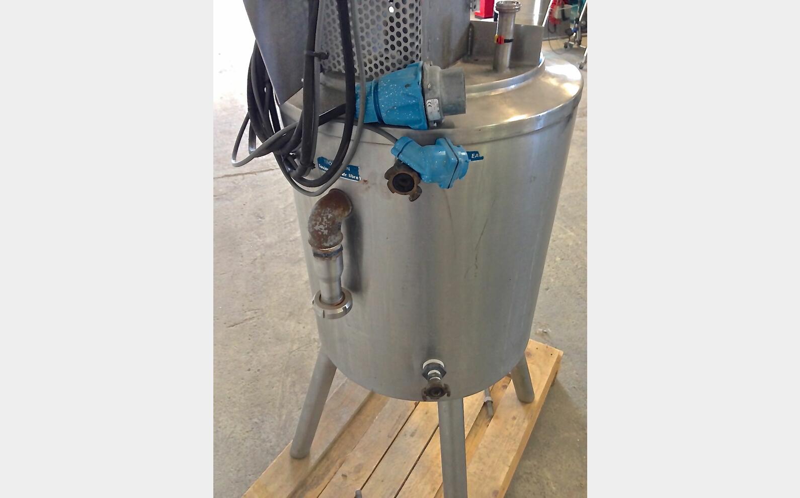 Cuve inox de pasteurisation Volume : 60 litres