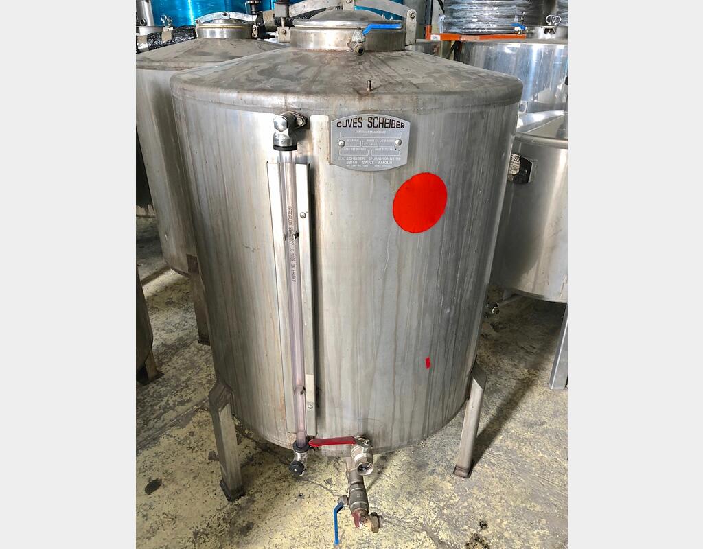 Cuve de stockage inox - Volume : 600 litres