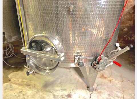 Cuve inox chapeau flottant CST19 Volume : 50 hectos (5000 litres)