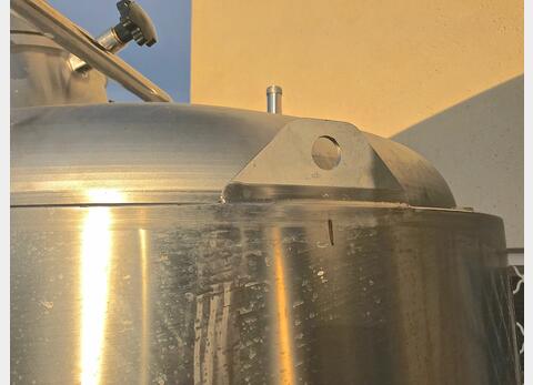 Insulated tank on 304 stainless steel - Cylindro-conical