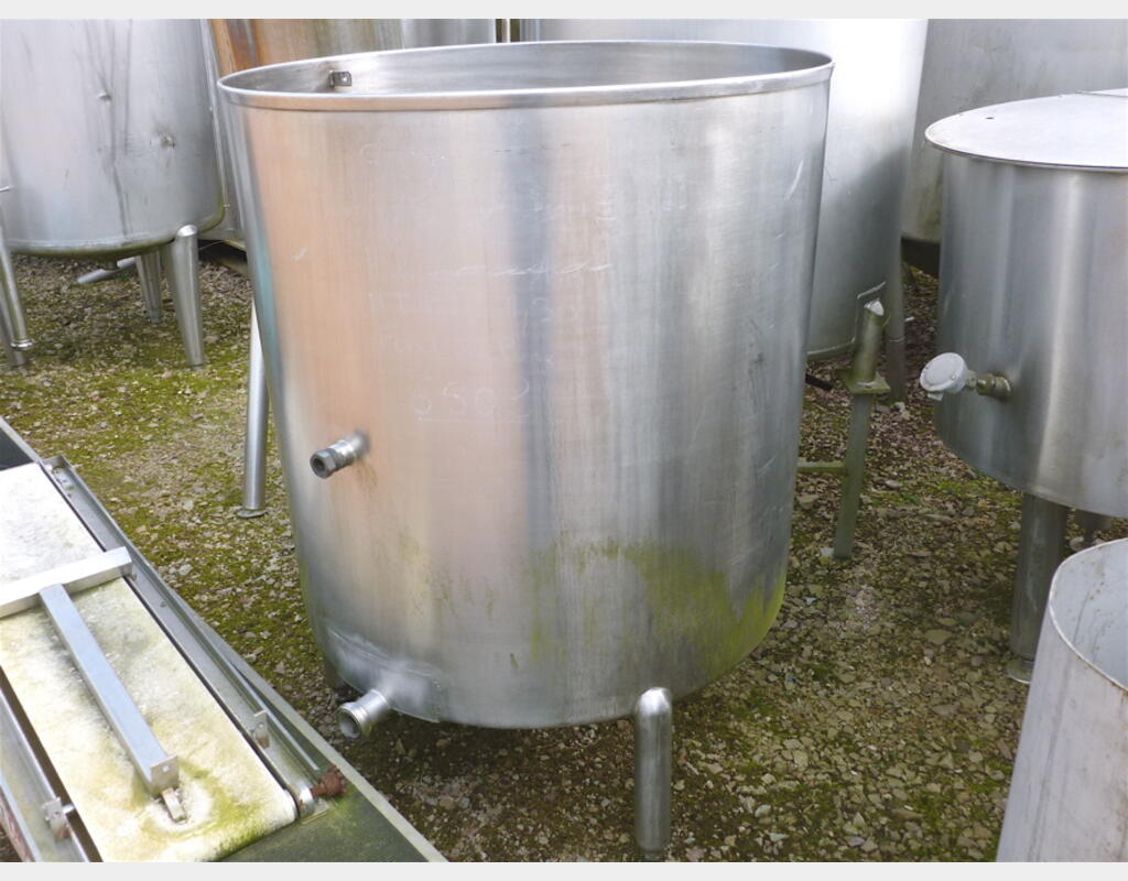 Bac de stockage INOX (TH18) - Volume : 650 litres