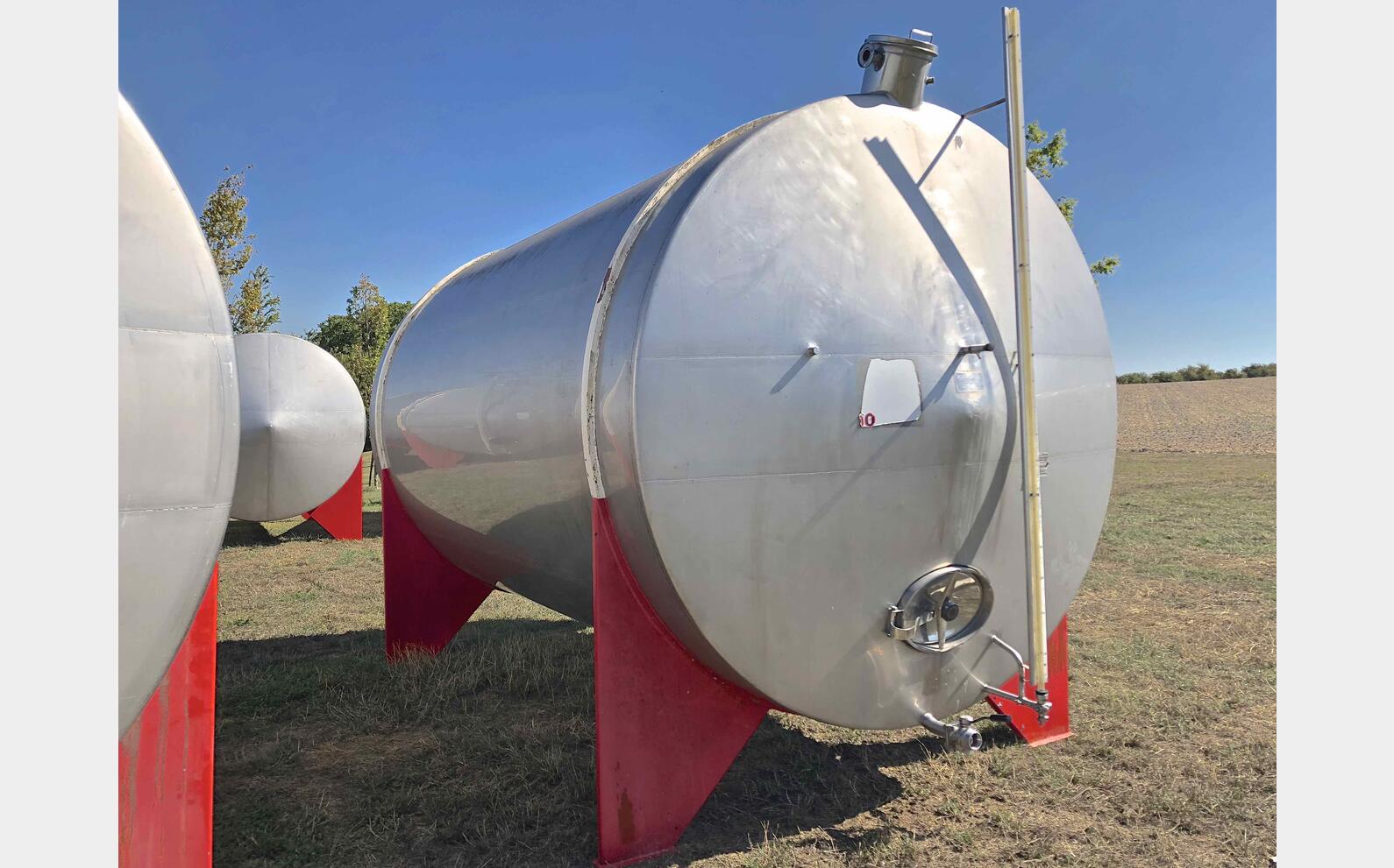 Cuve inox horizontale ALFA LAVAL