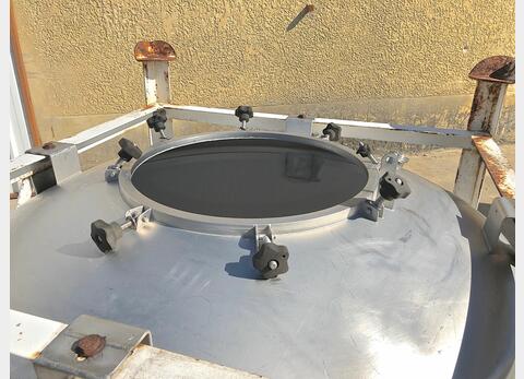 Cuve stockage inox PU0118 Sur chassis acier