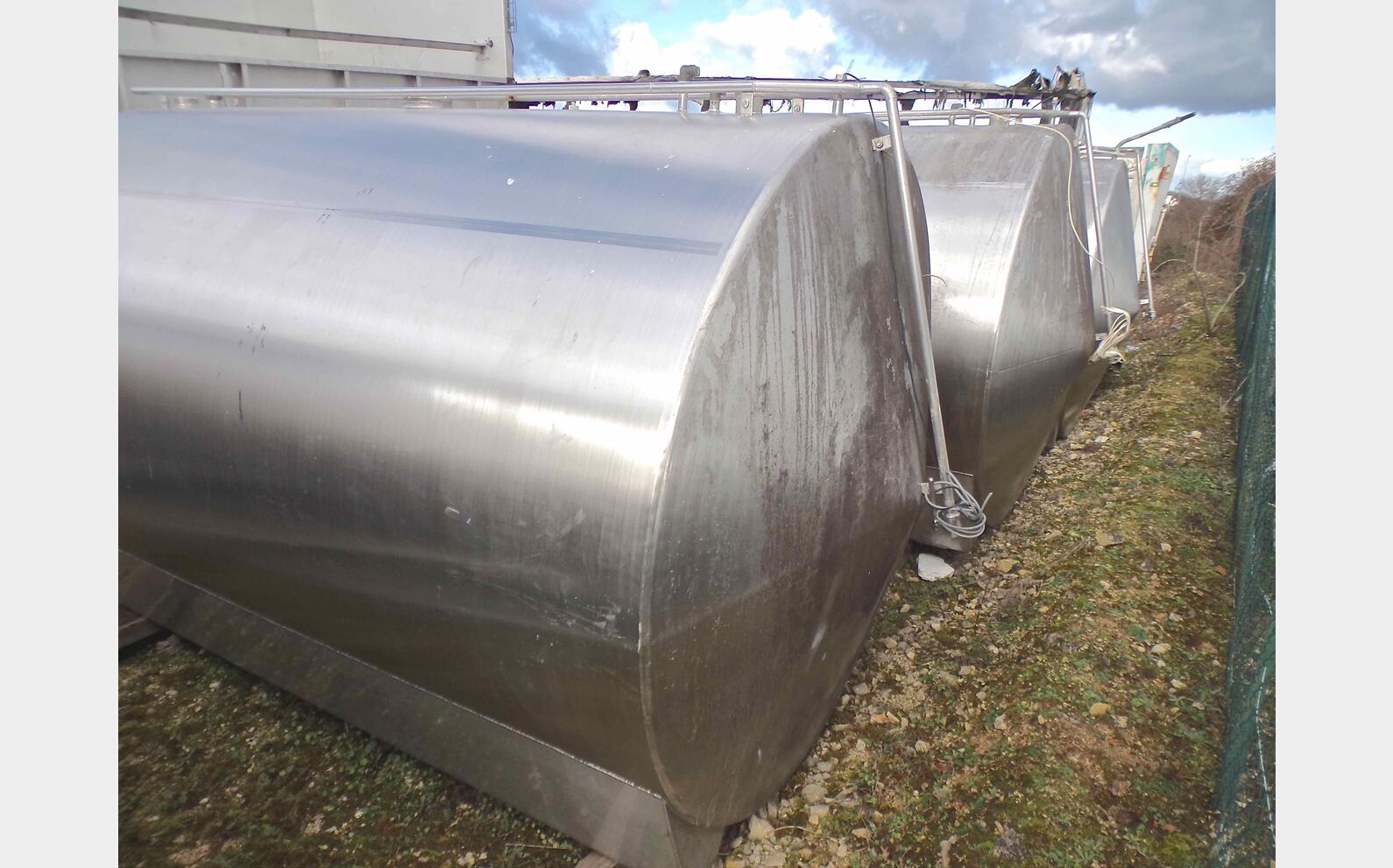 Cuve  INOX cylindrique horizontale