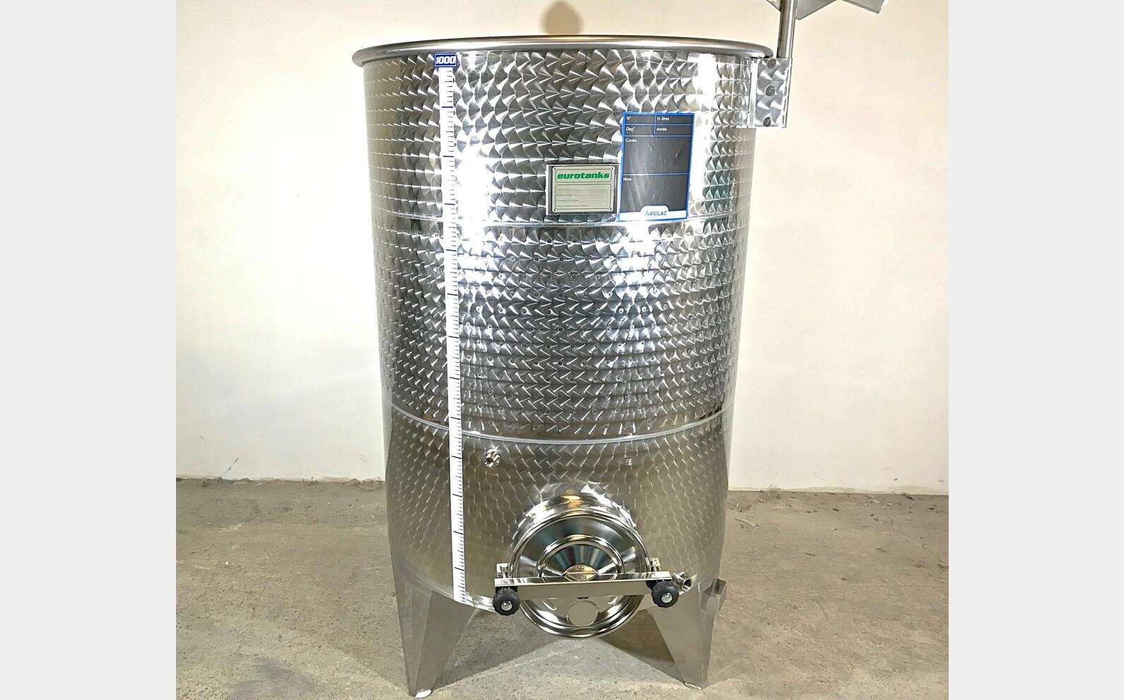 Cuve inox 304 fond bomb&eacute; chap flottant MATERIEL NEUF