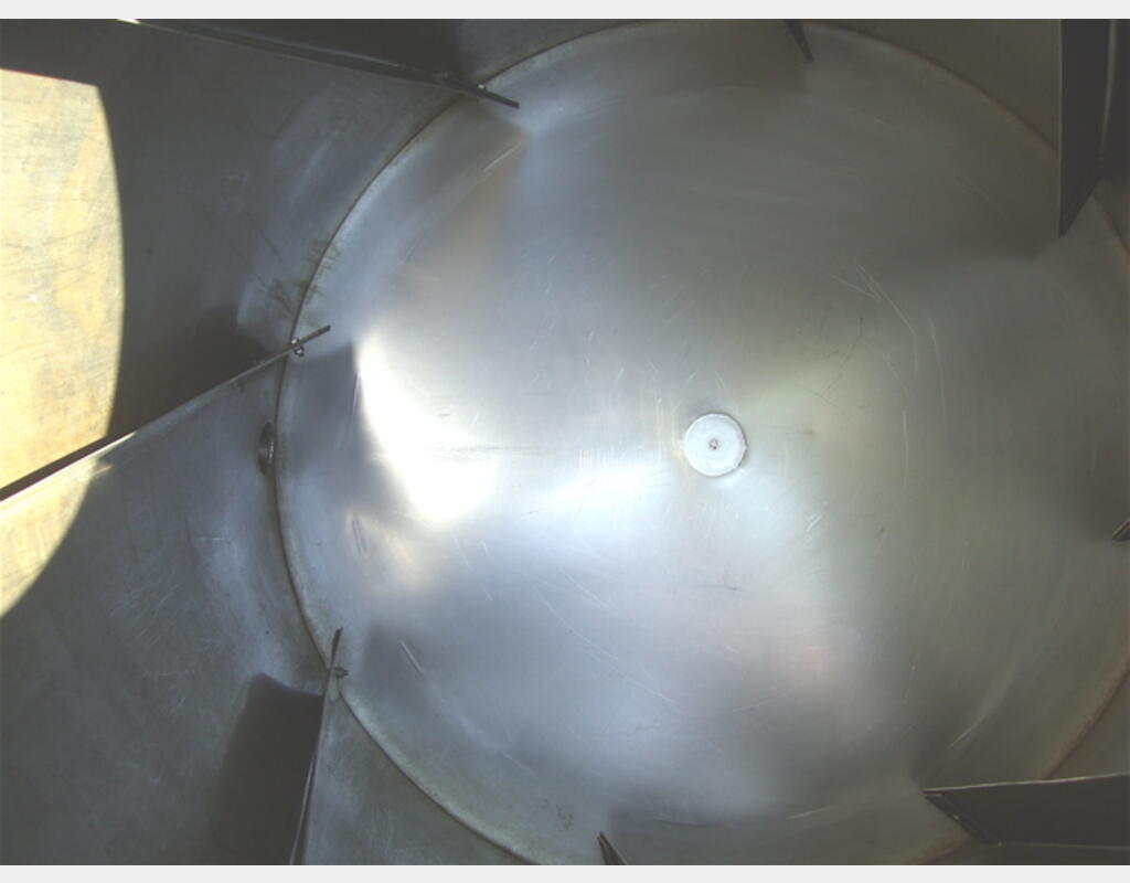 Cuve inox de macération 1000 L - Systeme de rotation avec moto réducteur
