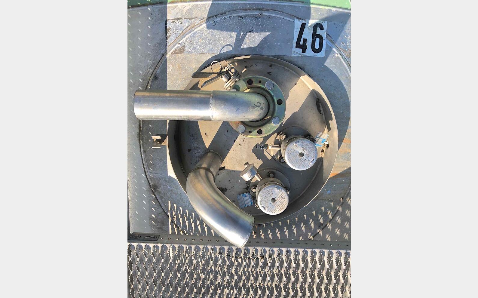 Conteneur INOX 316 Ti isol&eacute;e r&eacute;chauff&eacute; PU0118 Sur chassis acier