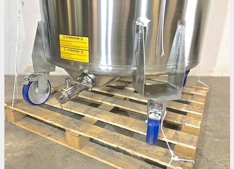 Cuve inox 304 - Sur roues 13 HL (1300 Litres) ARSILAC