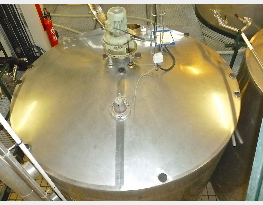 Cuve inox de mélange isolée - Avec circulation forcée