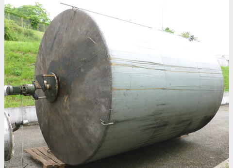Cuve Acier revétu agité - Cylindrique fond plat