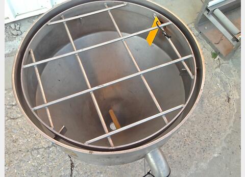 CUVE INOX CONIQUE OUVERTE 100 L