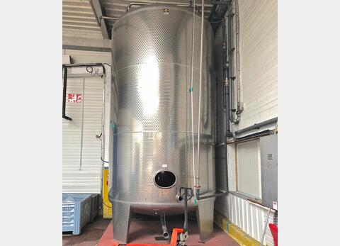 Cuve Inox cylindrique verticale