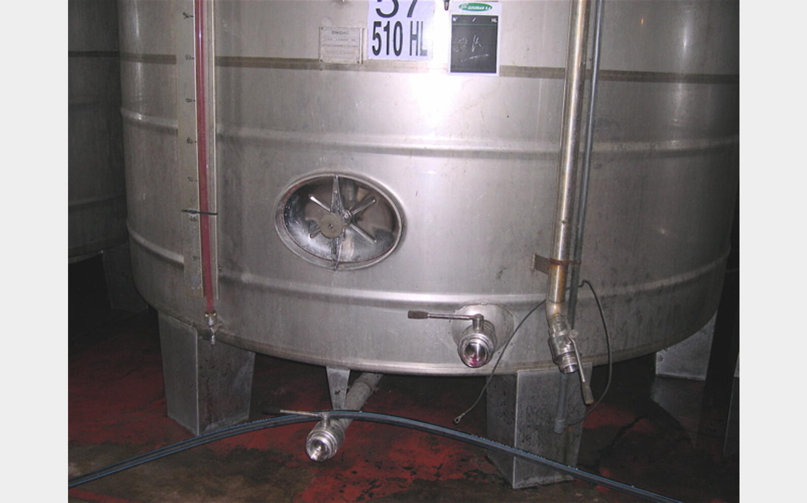 cuve stockage INOX 304 Marque : CIVIDAC. Provenance : vinicole
