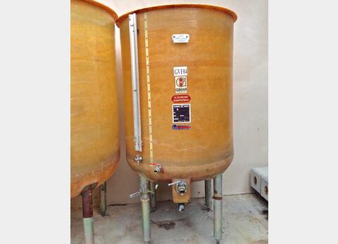 Cuve polyester chapeau flottant - Volume : 20 hls (2000 litres)