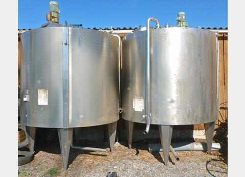 Cuve de m&eacute;lange en inox Provenance : agroalimentaire (m&eacute;lasse) Marque : SCIO