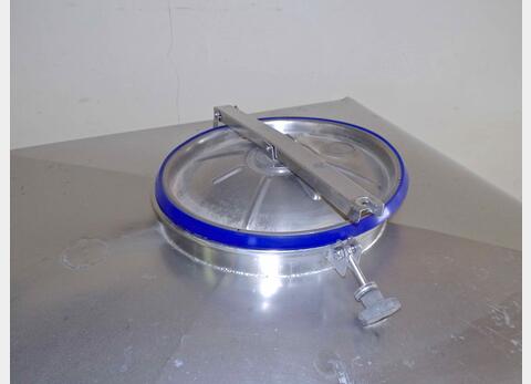 Conteneur INOX rectangulaire - Volume : 1000 litres