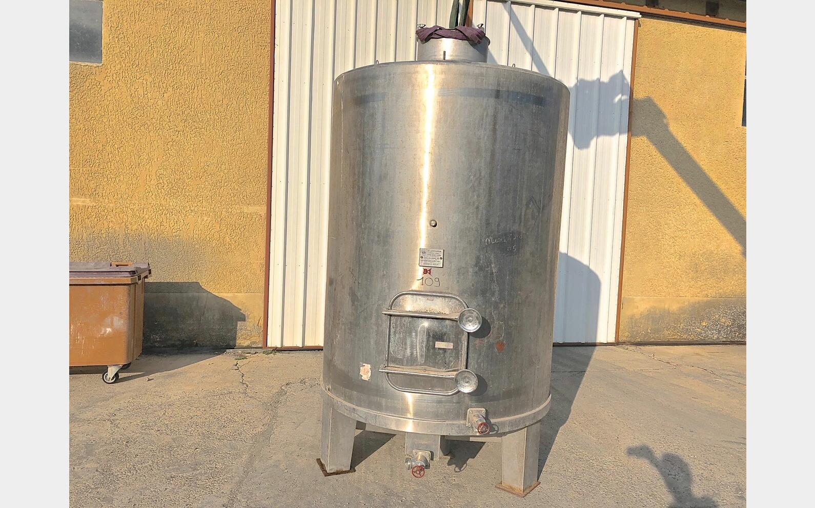 Cuve de stockage, INOX 304 Vinicole, LAGOUARDE RENE ET FILS