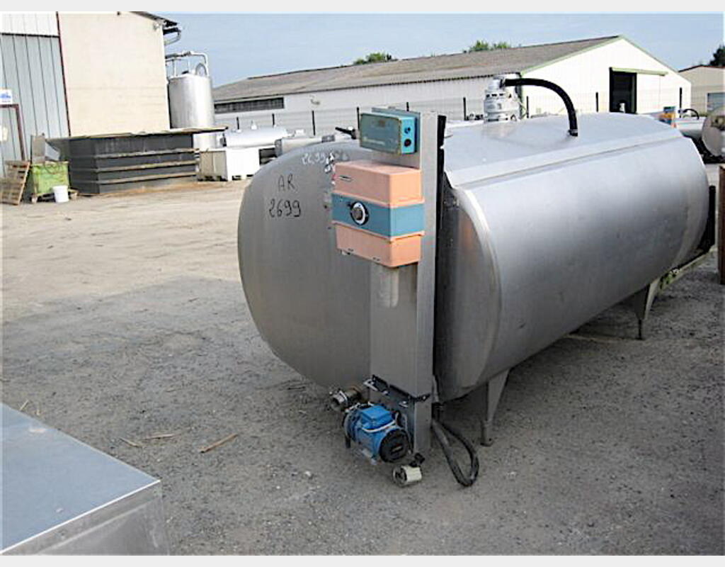 Cuve stockage INOX isol&eacute;e Volume : 2100 litres